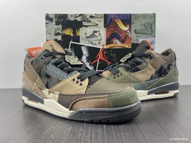 3 DO1830-200 Jordan Retro Camo Air Patchwork 0830